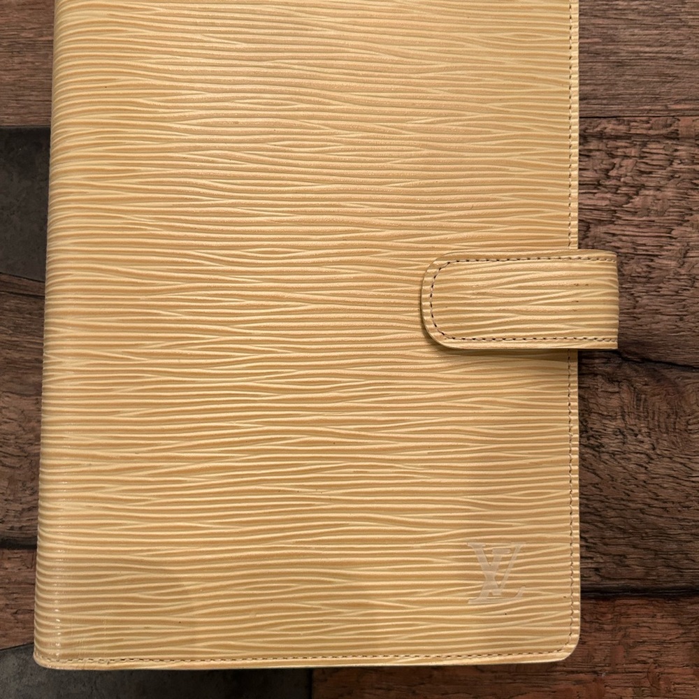 Louis Vuitton Yellow Leather Planner